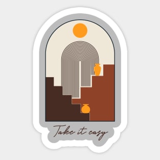 Take It Easy Sticker